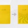 Бизнес-блокнот А5 «C2» soft-touch с УФ-печатью