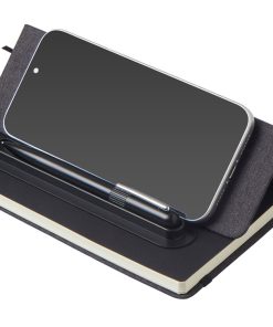 Alternative view of Блокнот А5 NotaBene с металлической шариковой ручкой и подставкой для телефона