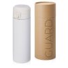 Вакуумная термокружка c кнопкой Guard, soft-touch, 400 мл, тубус
