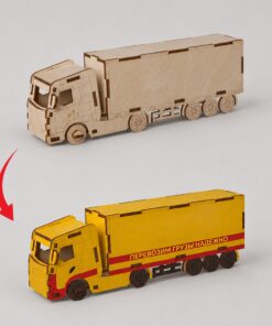 Деревянный 3d пазл Грузовик