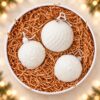 Подарочный набор свечей Елочная коллекция, 3 шара